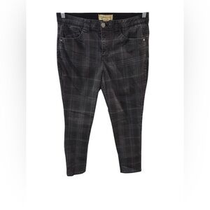Democracy “Ab” Technology Black Plaid Women Jeans
